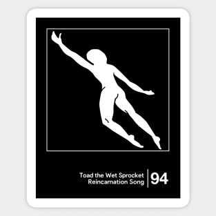 Toad the Wet Sprocket / Minimalist Graphic Artwork Design Sticker